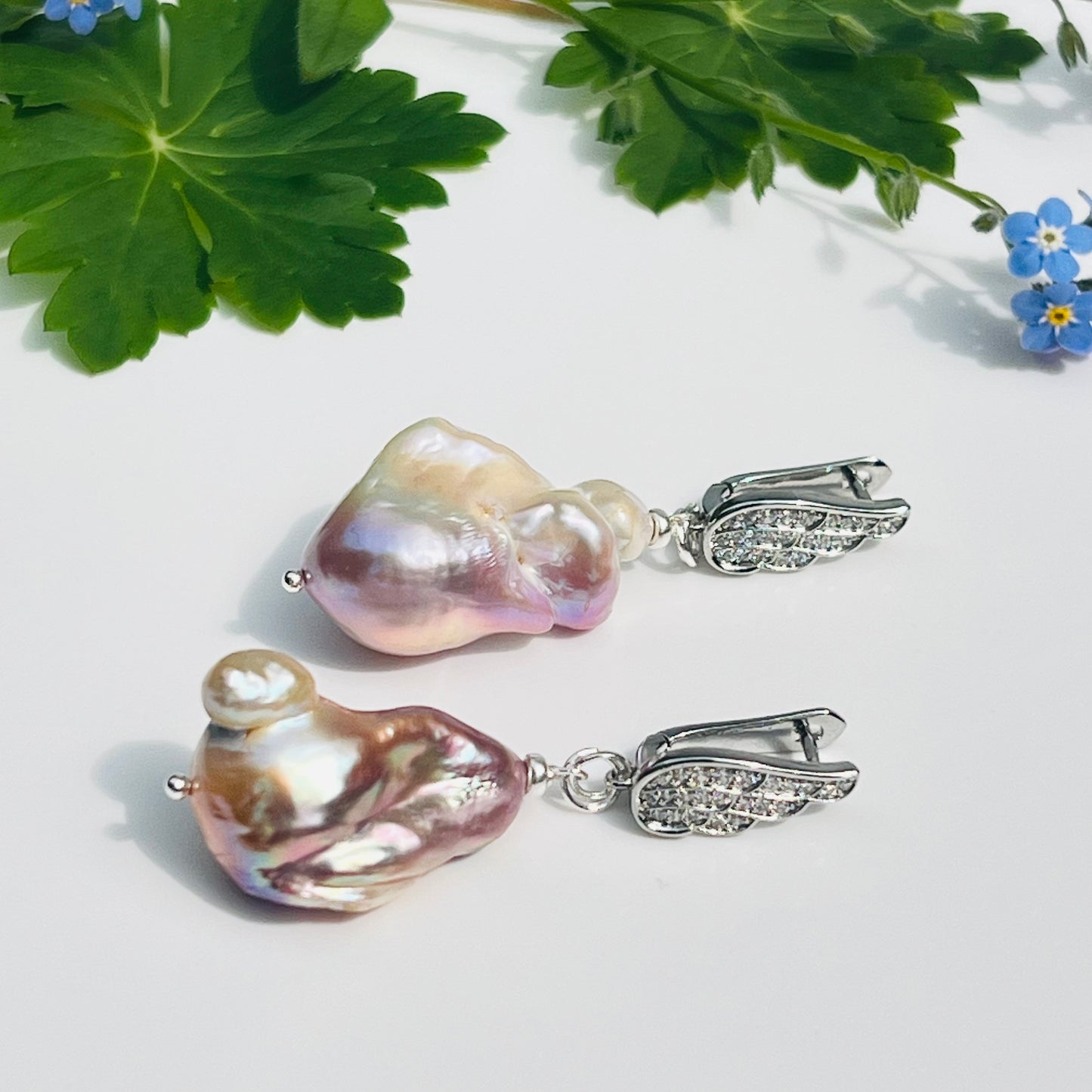 Fireball Baroque Pearl Earrings