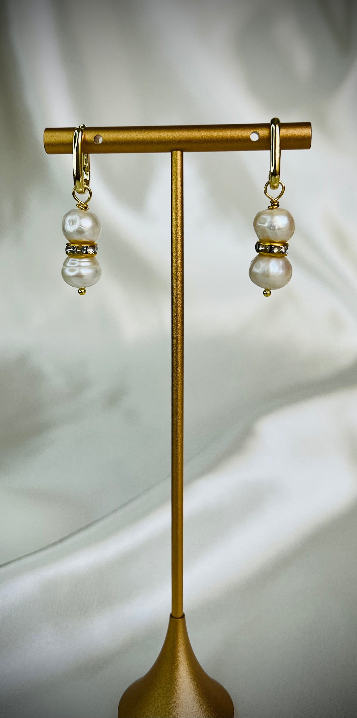 Gold Filled Barocco Earrings