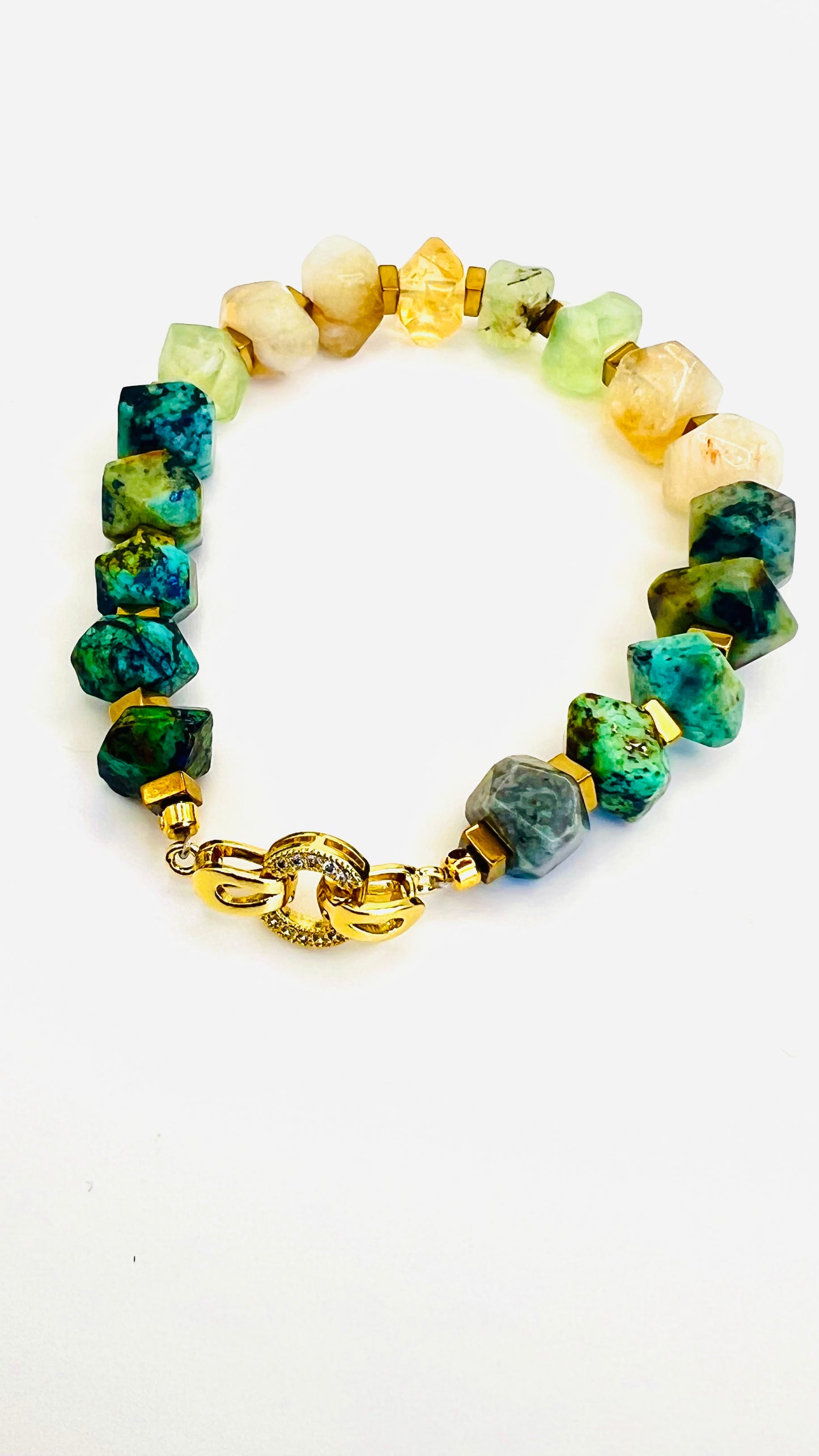 Emerald & Citrine Harmony Bracelet