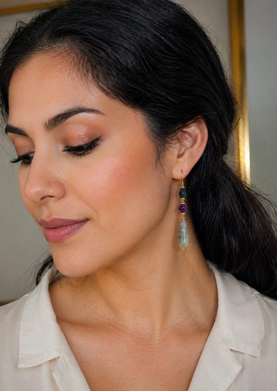 Labradorite Earrings