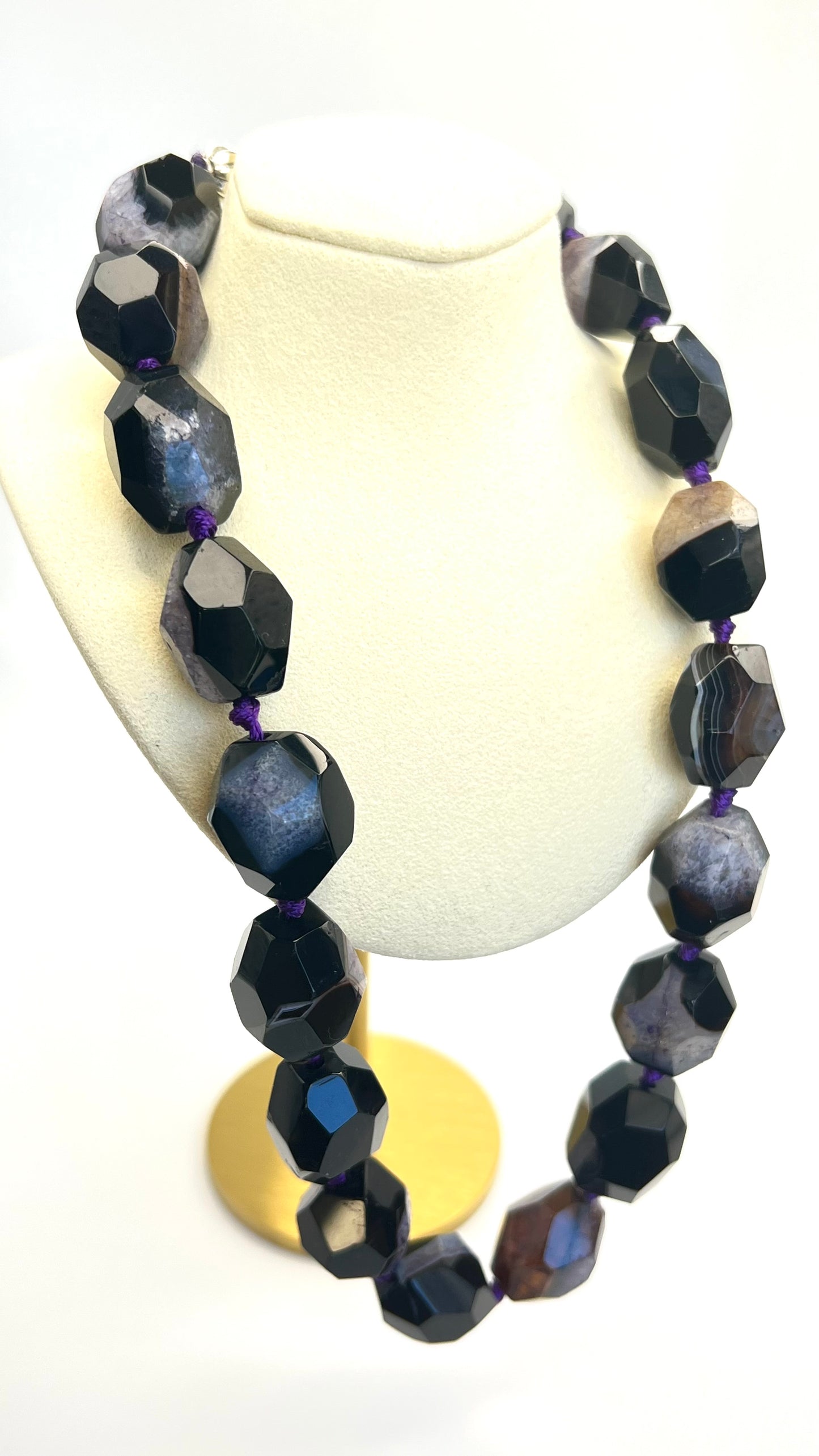 Midnight Amethyst & Quartzite Necklace