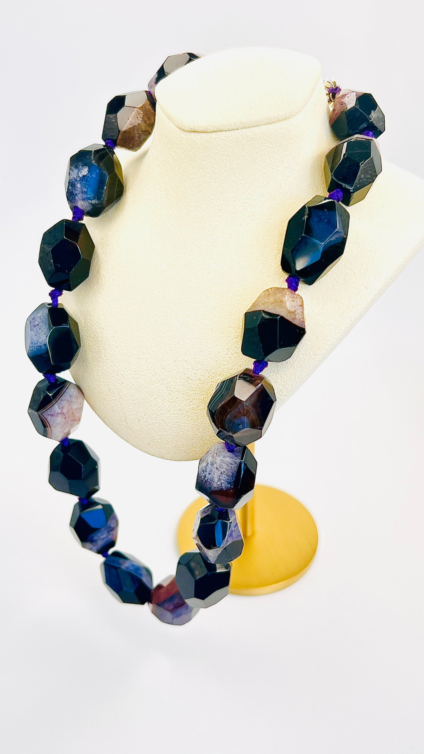 Midnight Amethyst & Quartzite Necklace