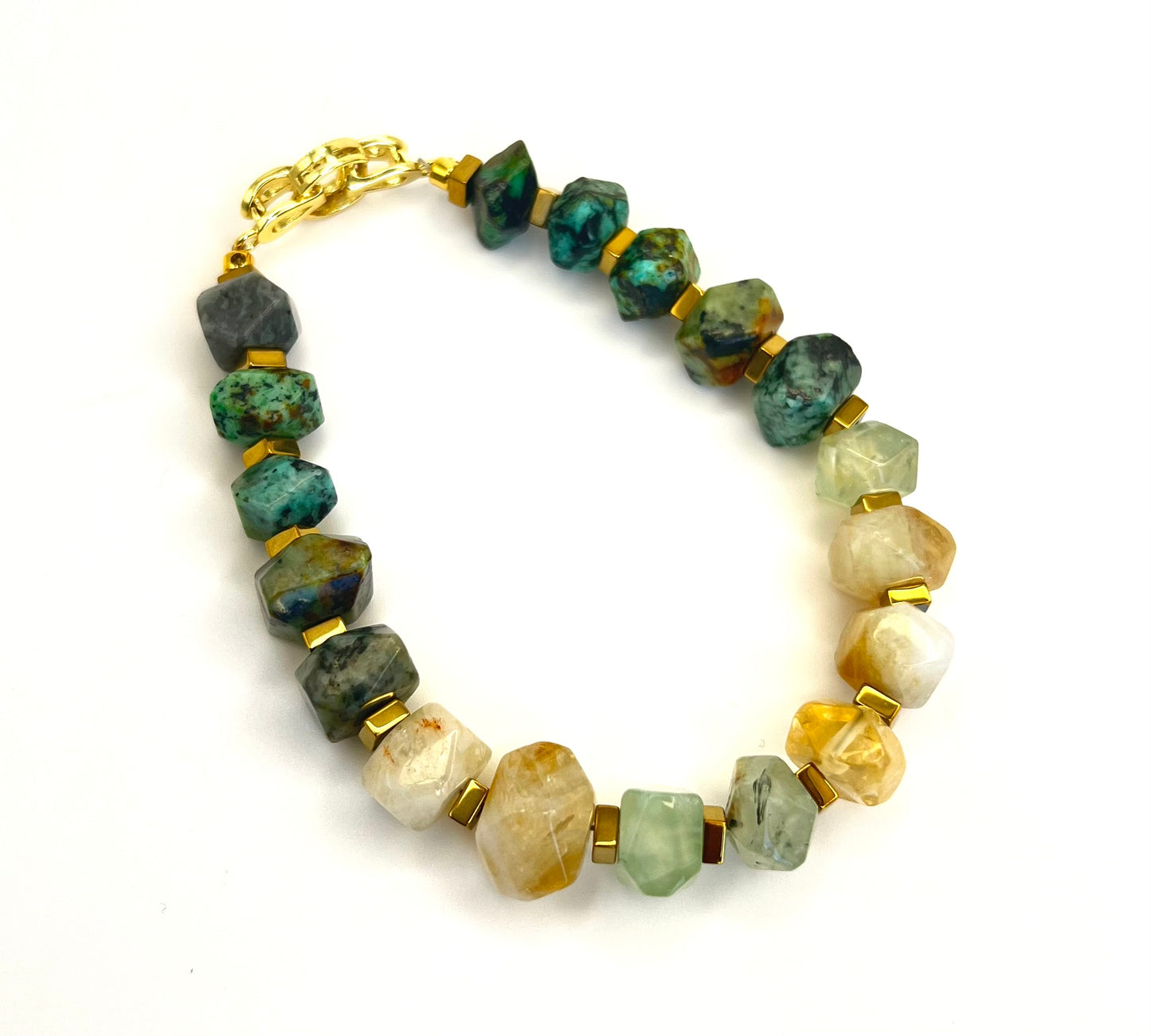 Emerald & Citrine Harmony Bracelet
