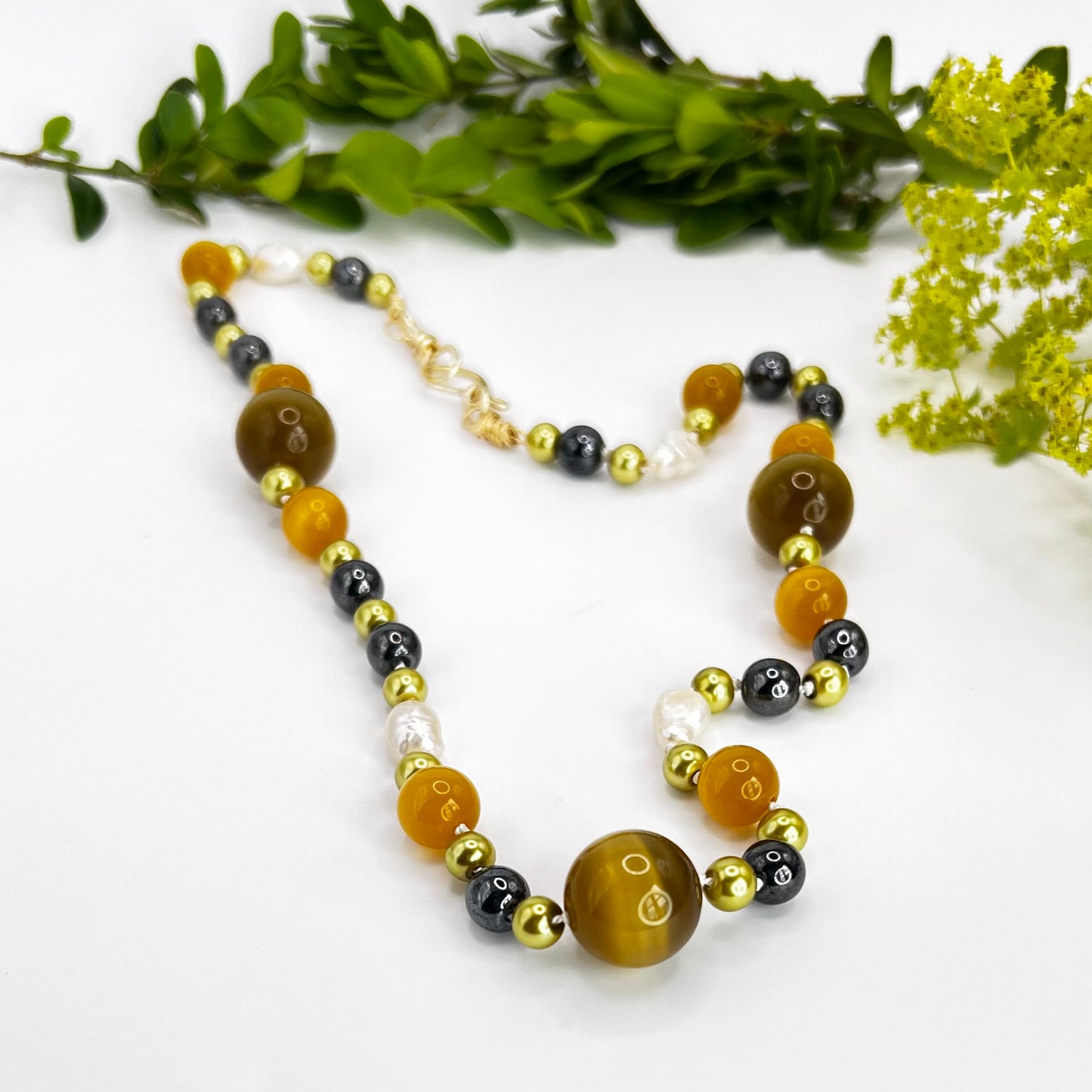 Stunning Cat’s Eye Natural Gemstone Necklace