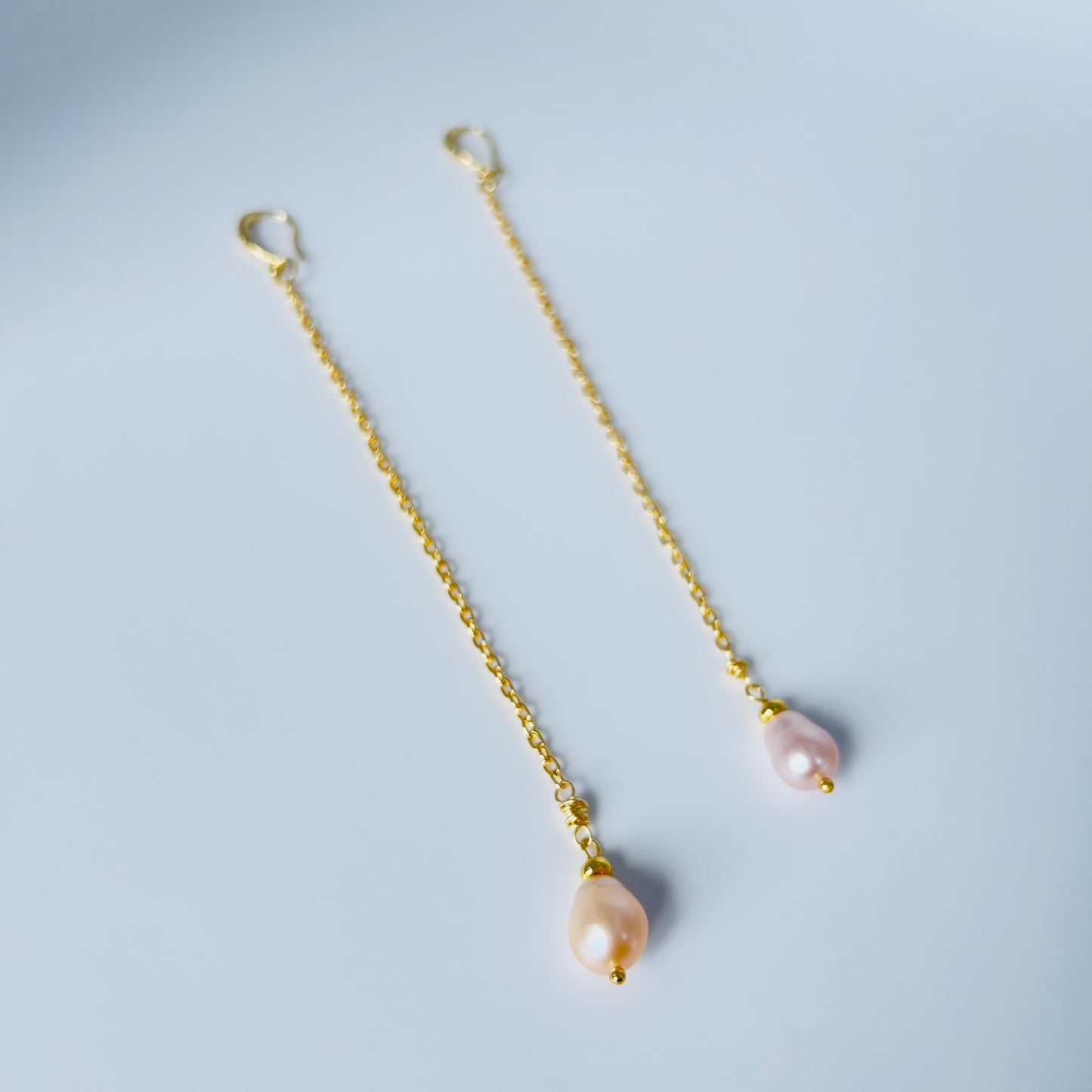 Gold-Filled Baroque Pearl Party Earrings