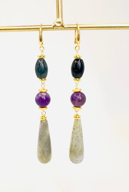 Labradorite Earrings