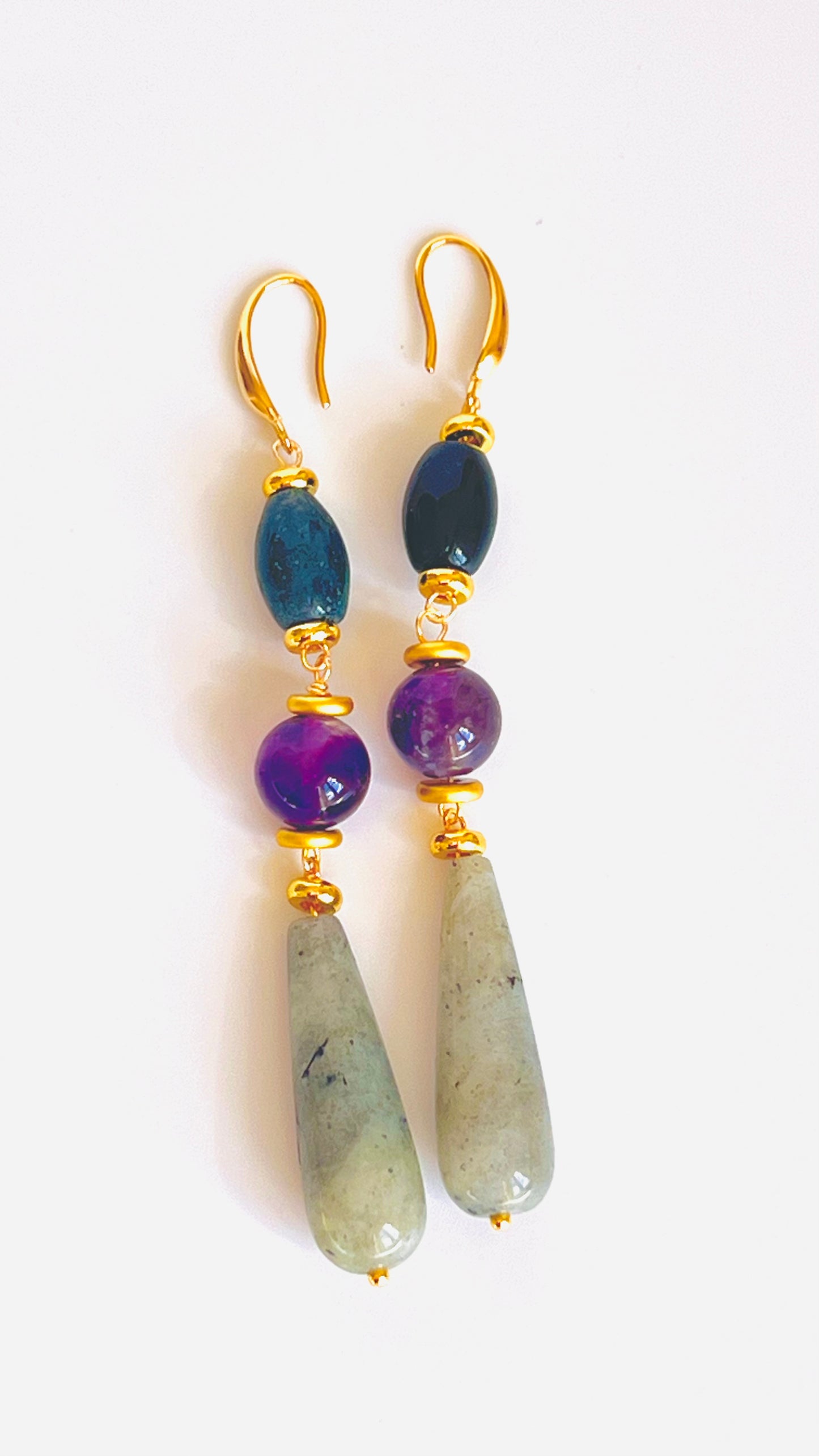 Labradorite Earrings