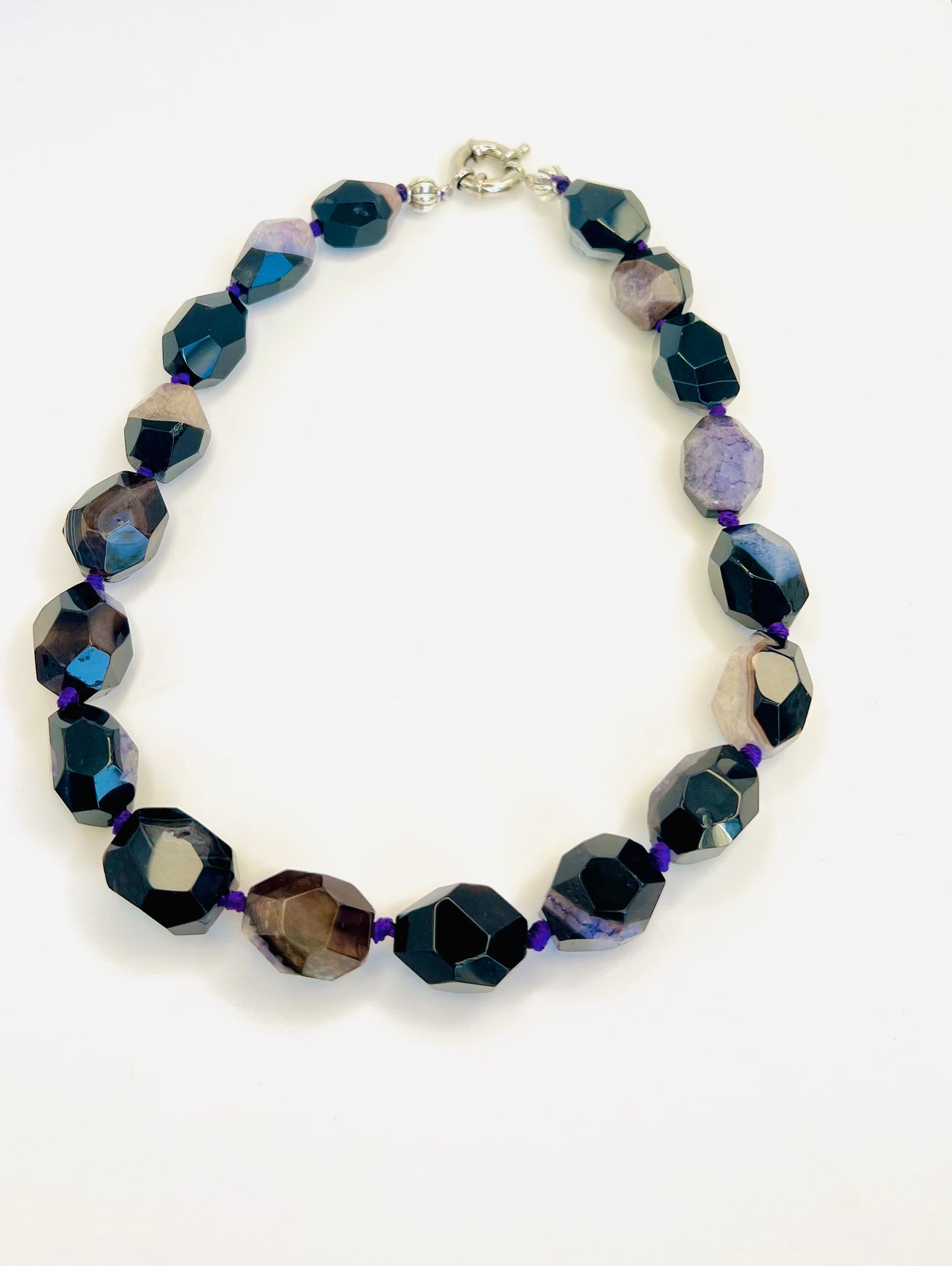 Midnight Amethyst & Quartzite Necklace