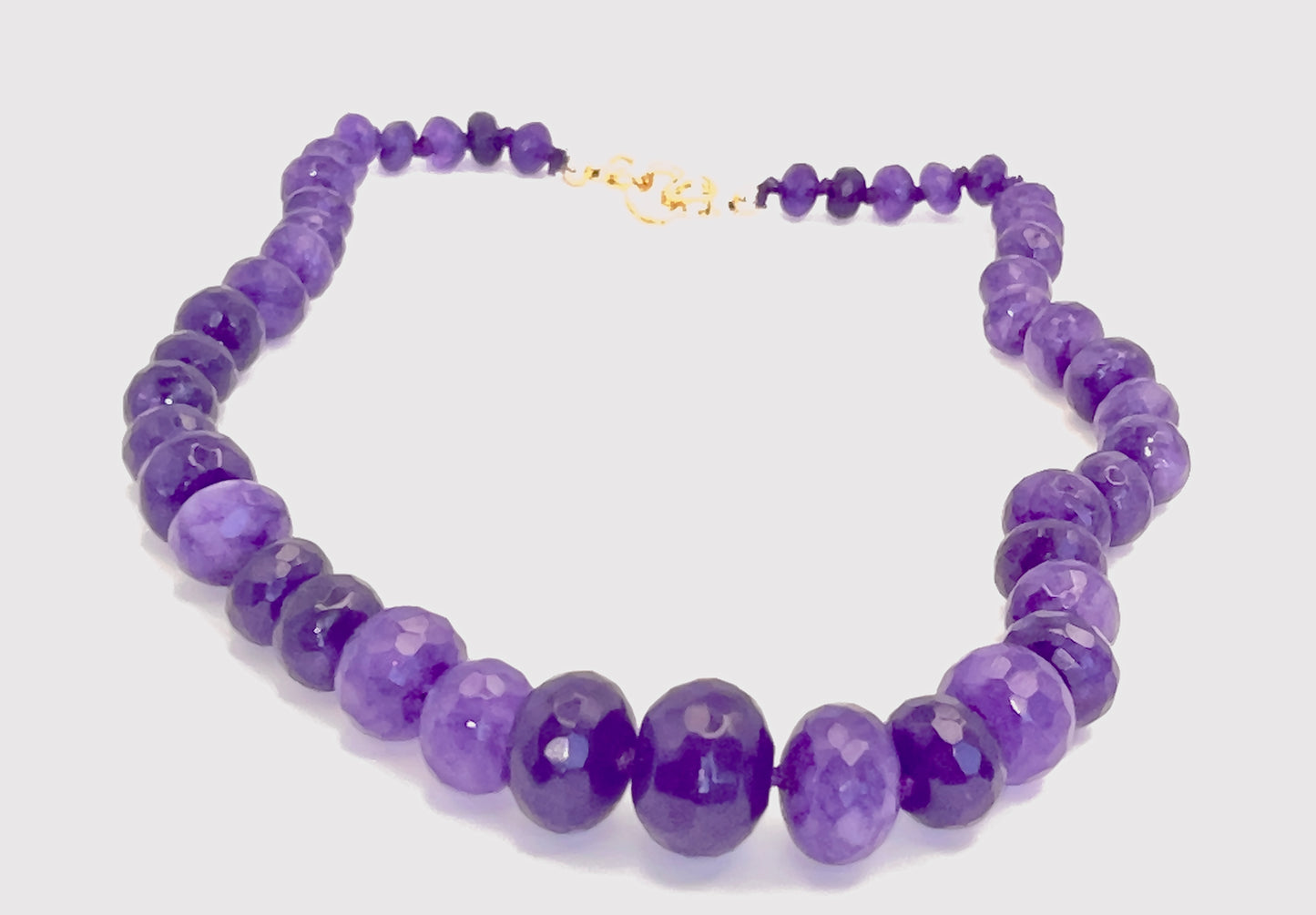 Royal Violet Quartzite Necklace