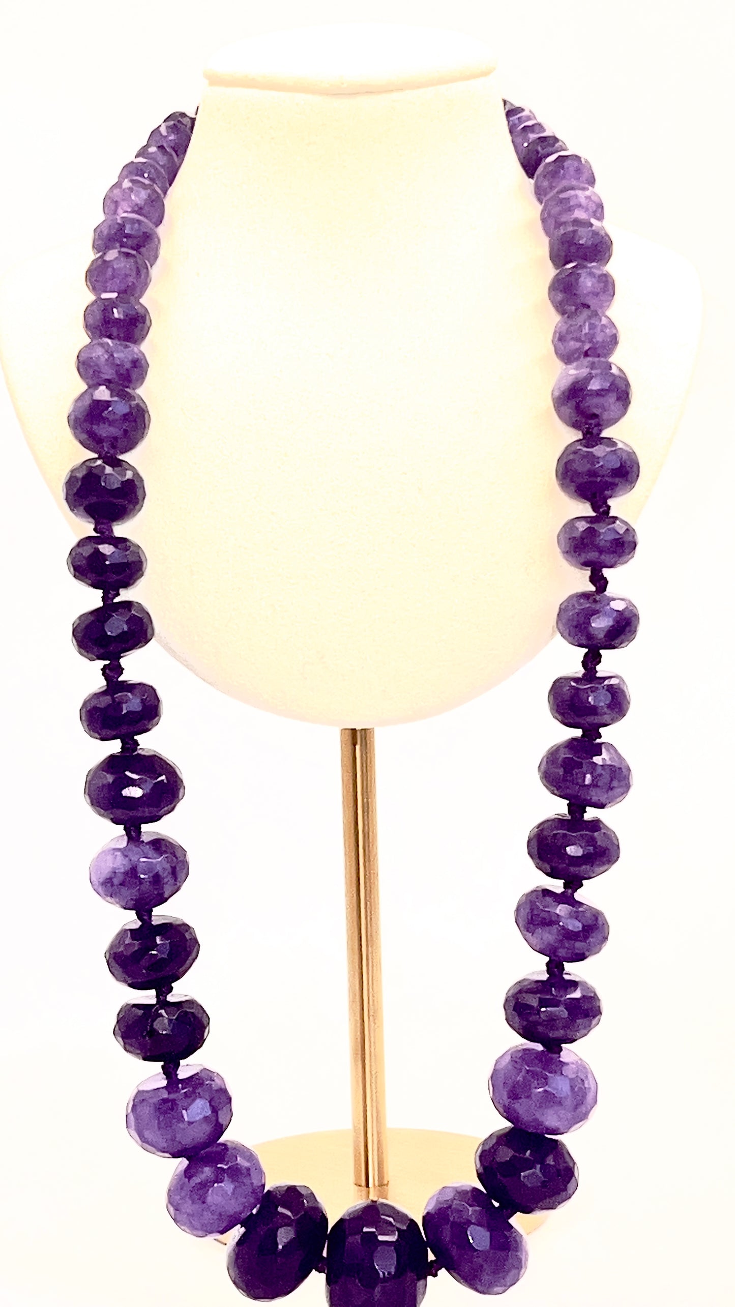 Royal Violet Quartzite Necklace