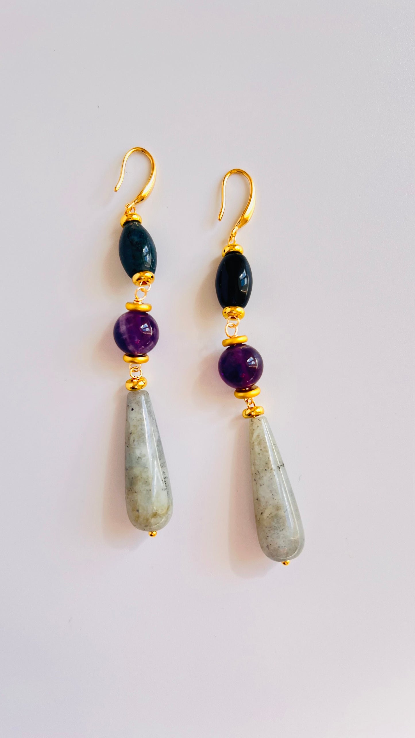 Labradorite Earrings
