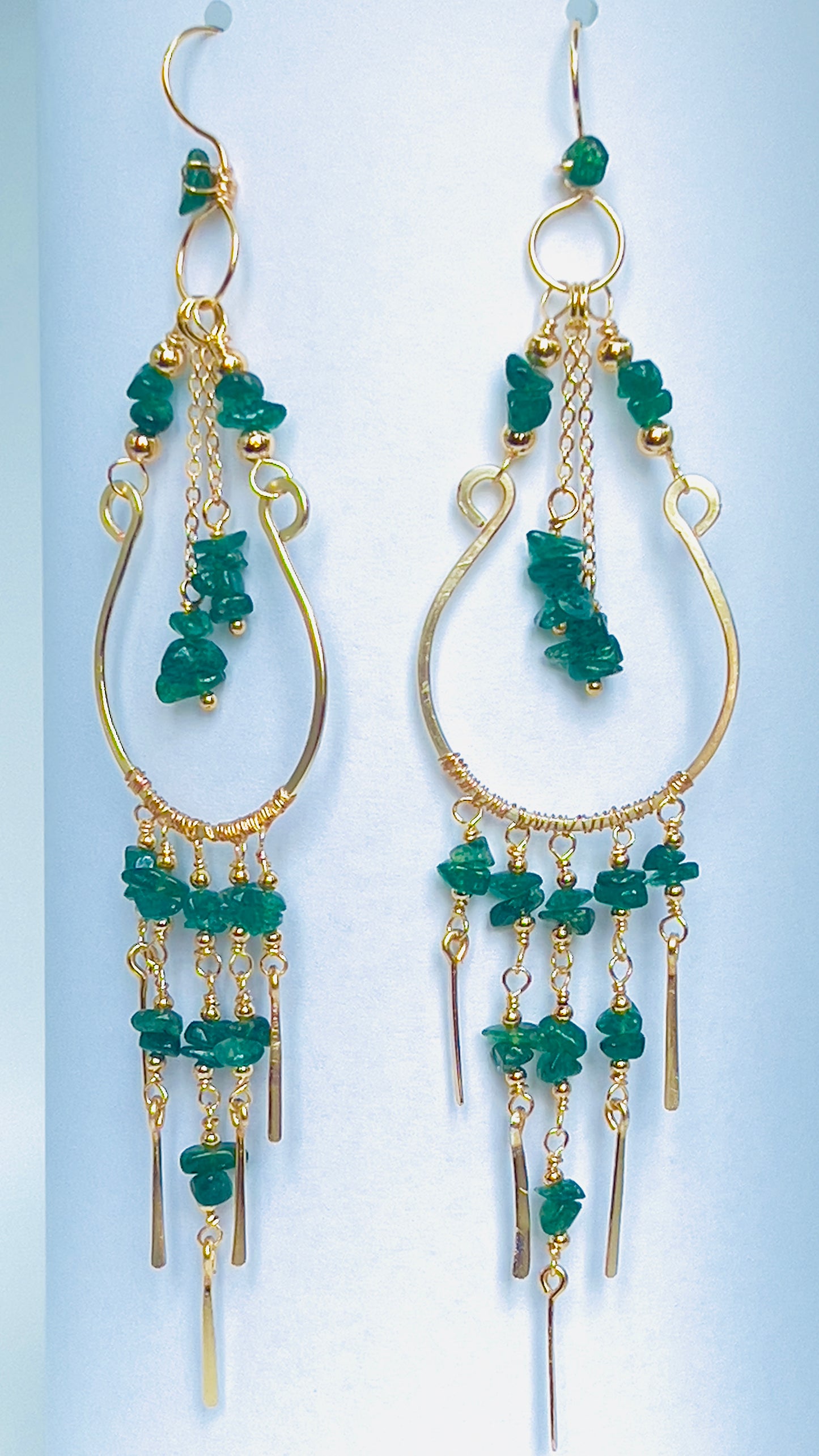 The Emerald Chandelier Earrings