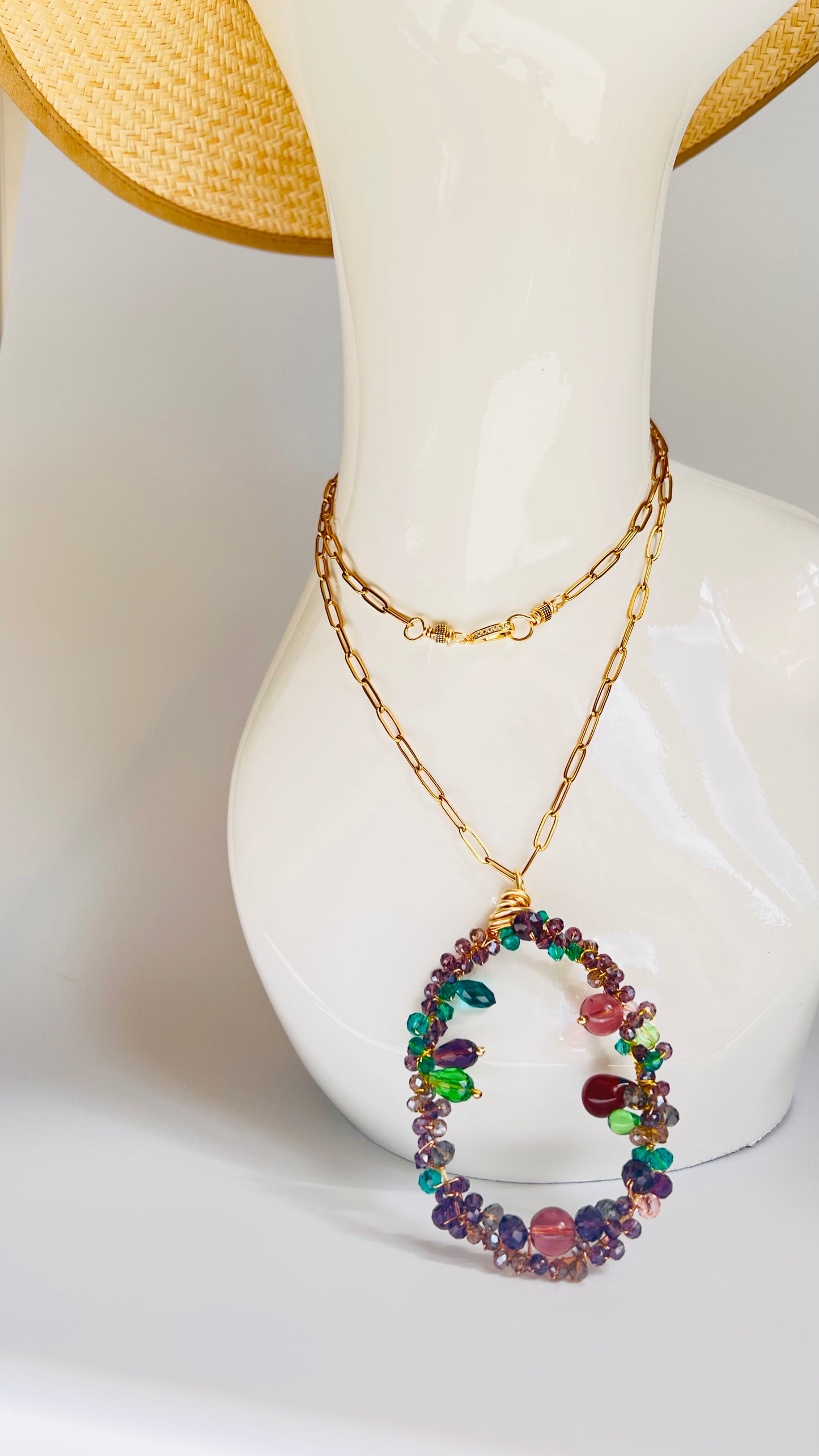 Statement Chunky Pendant One of a Kind