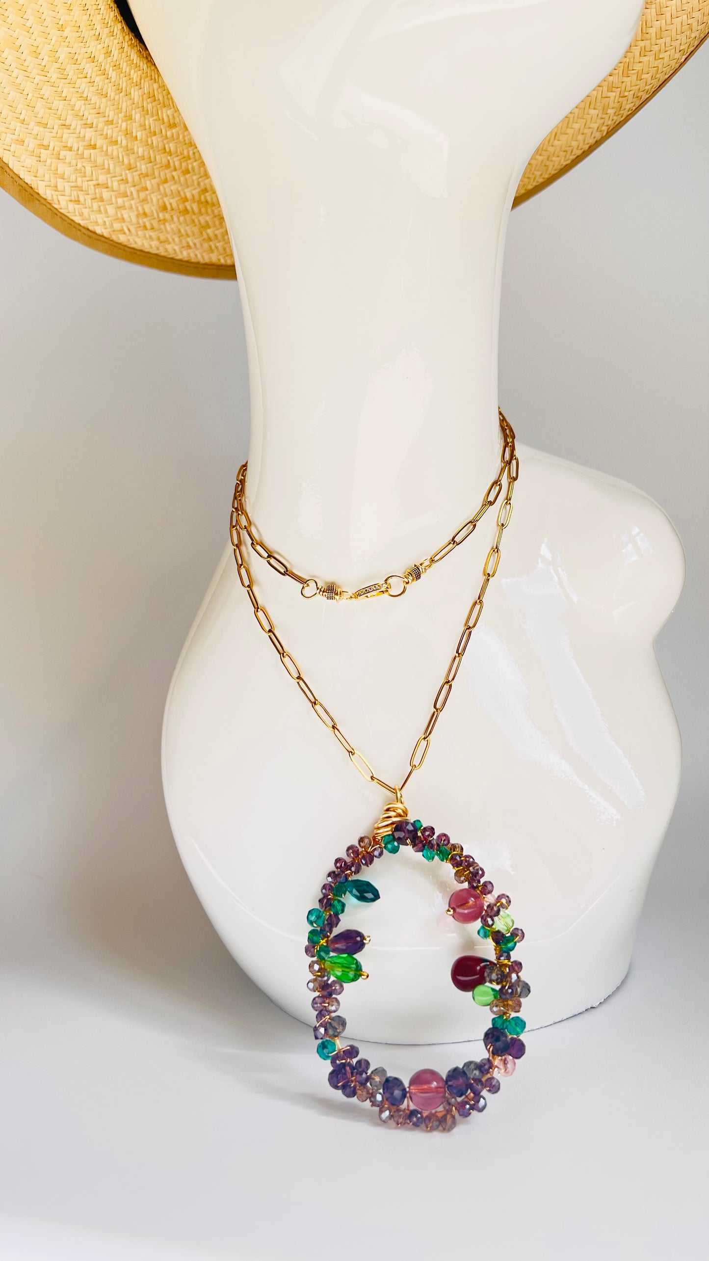 Statement Chunky Pendant One of a Kind