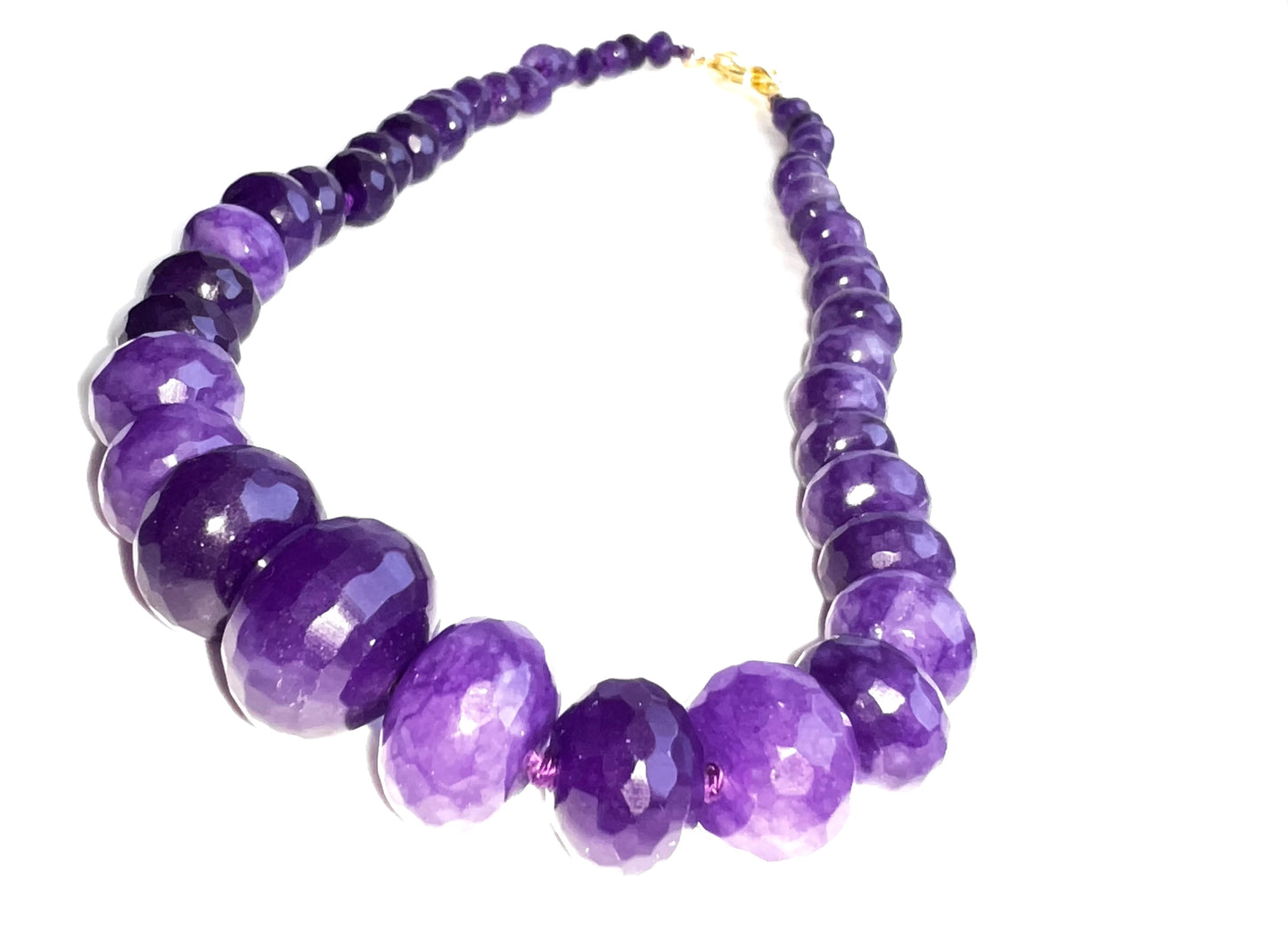 Royal Violet Quartzite Necklace