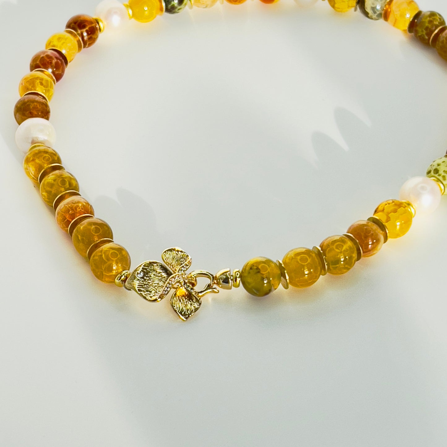 Golden Essence Amber Necklace